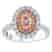 Oval Cut Diamond Halo Ring
